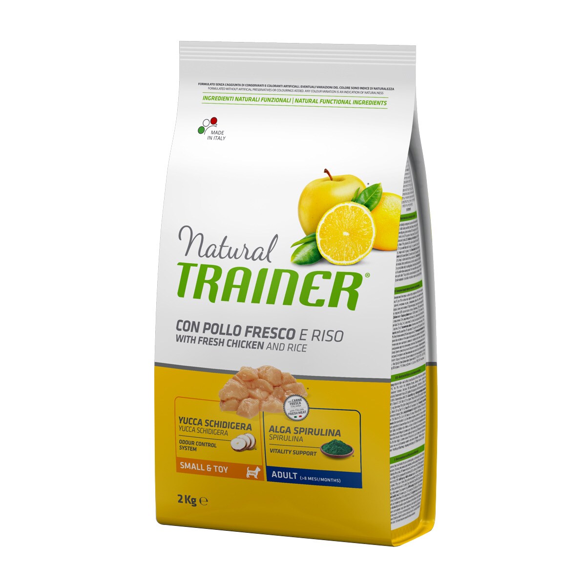 Natural Trainer - Pienso Para Perros Adultos Small & Toy Pollo Y Arroz