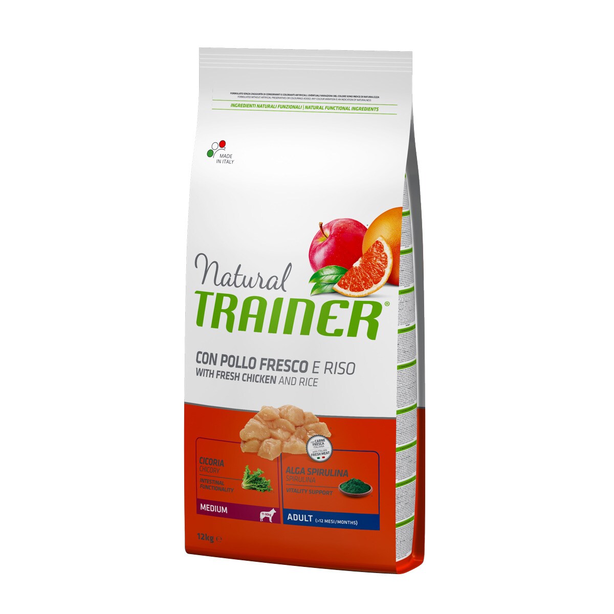 Natural Trainer - Pienso Para Perros Adultos Medianos Pollo Y Arroz
