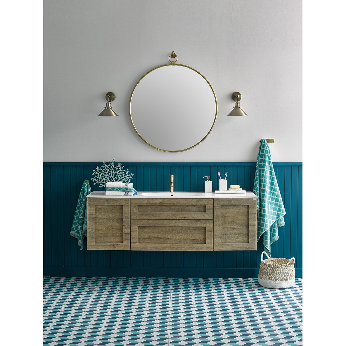 Caixa porta-escovas para bancada Bahamas El Corte Inglés Branco-2