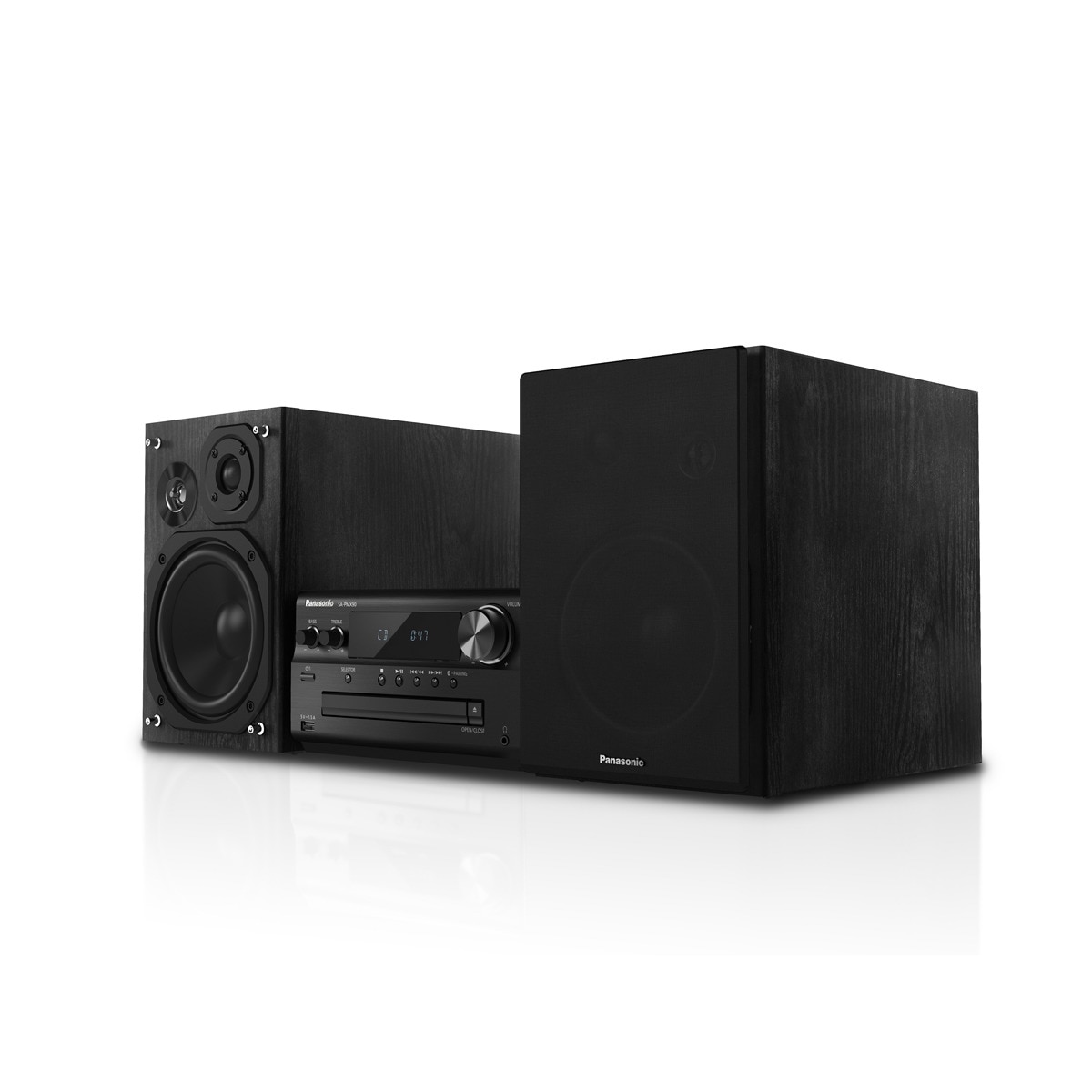 Microcadena Panasonic SC-PMX90EG-K Negro Hi Res, Bluetooth, función Aux-In Negro-3