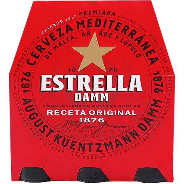 Cerveja de Espanha Pack 6 garrafa 25 cl