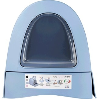 Casa de Banho para Gato Zuma Azul embalagem 1 unidade - Imac