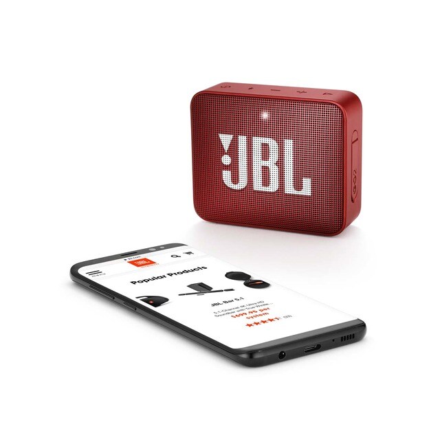 Altavoz portátil JBL GO 2 IPX7 Bluetooth Rojo · Hipercor
