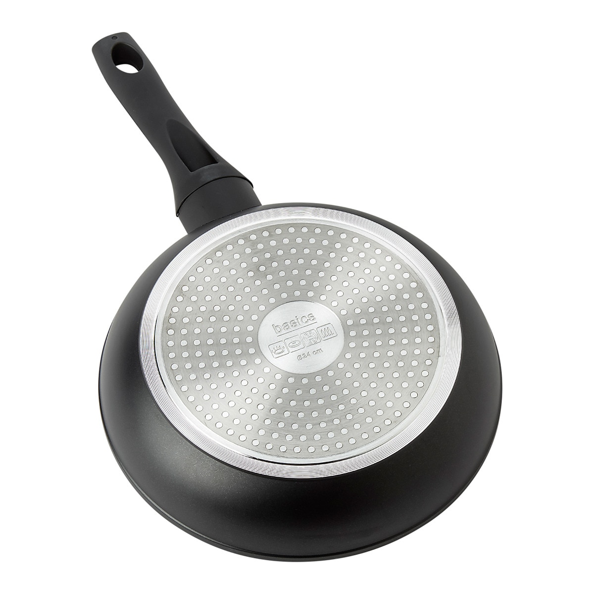 Juego de 2 sartenes de aluminio forjado Basics El Corte Inglés Negro-3