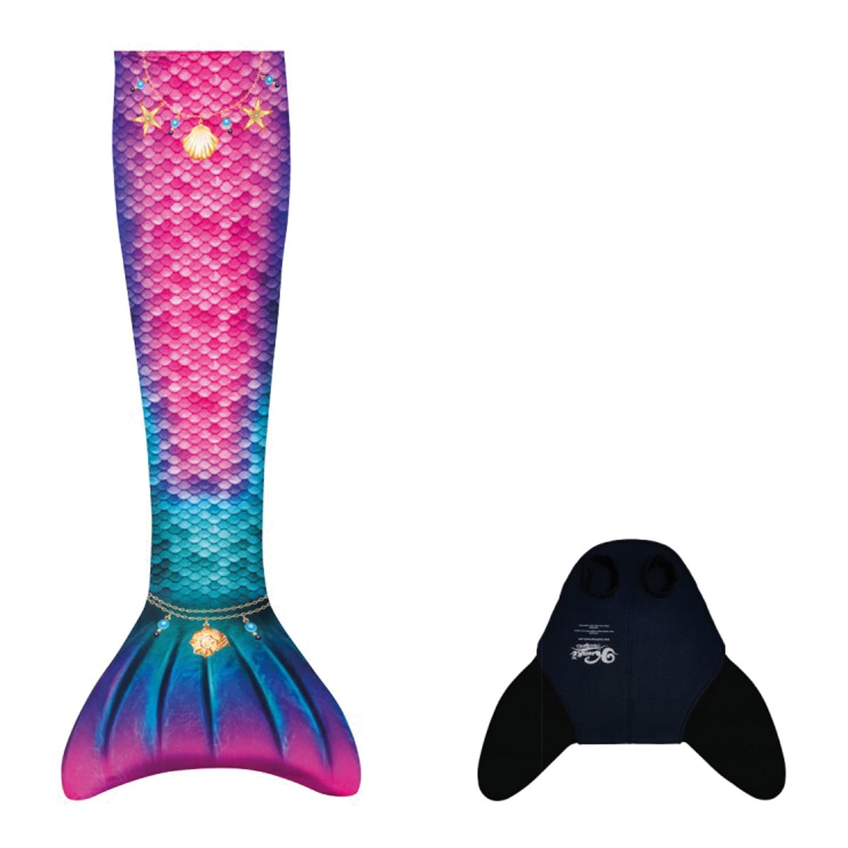 Kuaki - Conjunto Infantil Cola De Sirena 2 Piezas Star