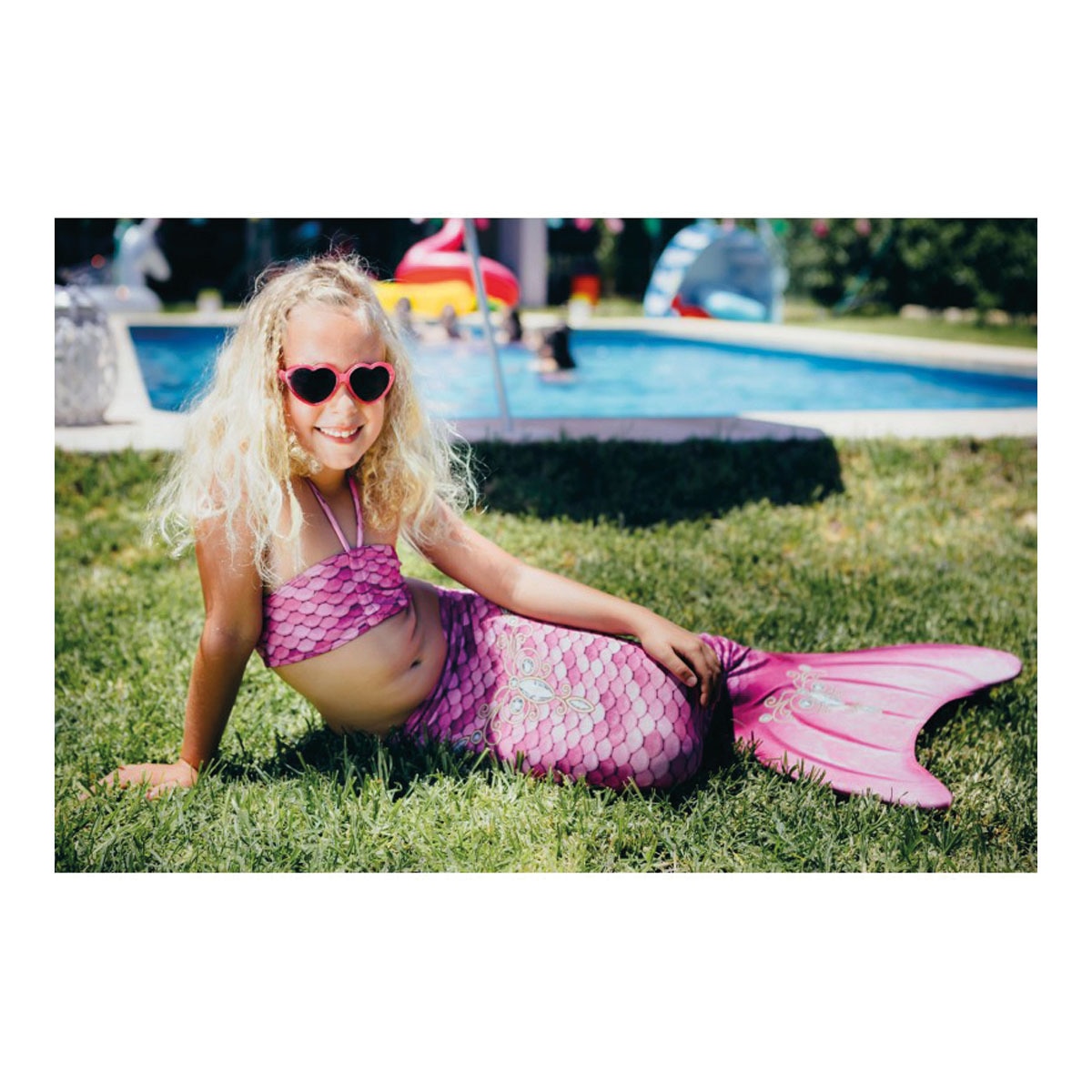 Conjunto infantil Cola de Sirena 2 piezas Princess 3