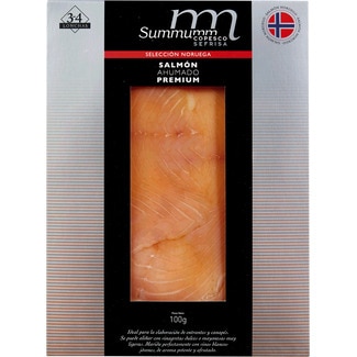 Lombo de Salmão Fumado Premium Mini Fatias unidade 100 g - Summumm