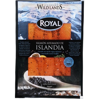 Salmão Fumado da Islândia embalagem 80 g - Royal