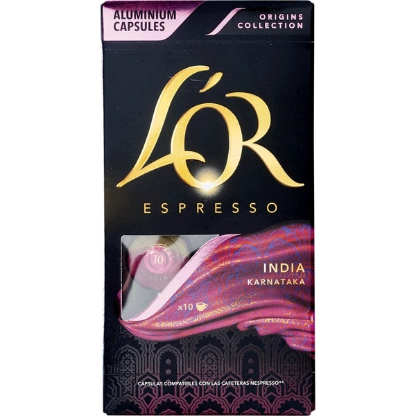 Café Índia Karnataka para Nespresso embalagem 10 cápsulas