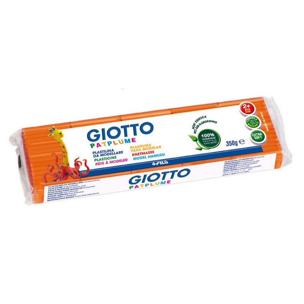 Imagem 0 de Plasticina Patplume Laranja Giotto 350 gr