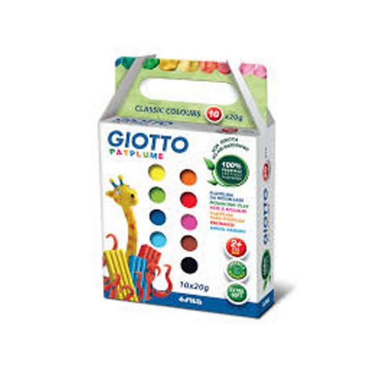 Plasticina Parplume Giotto 10 cores 1