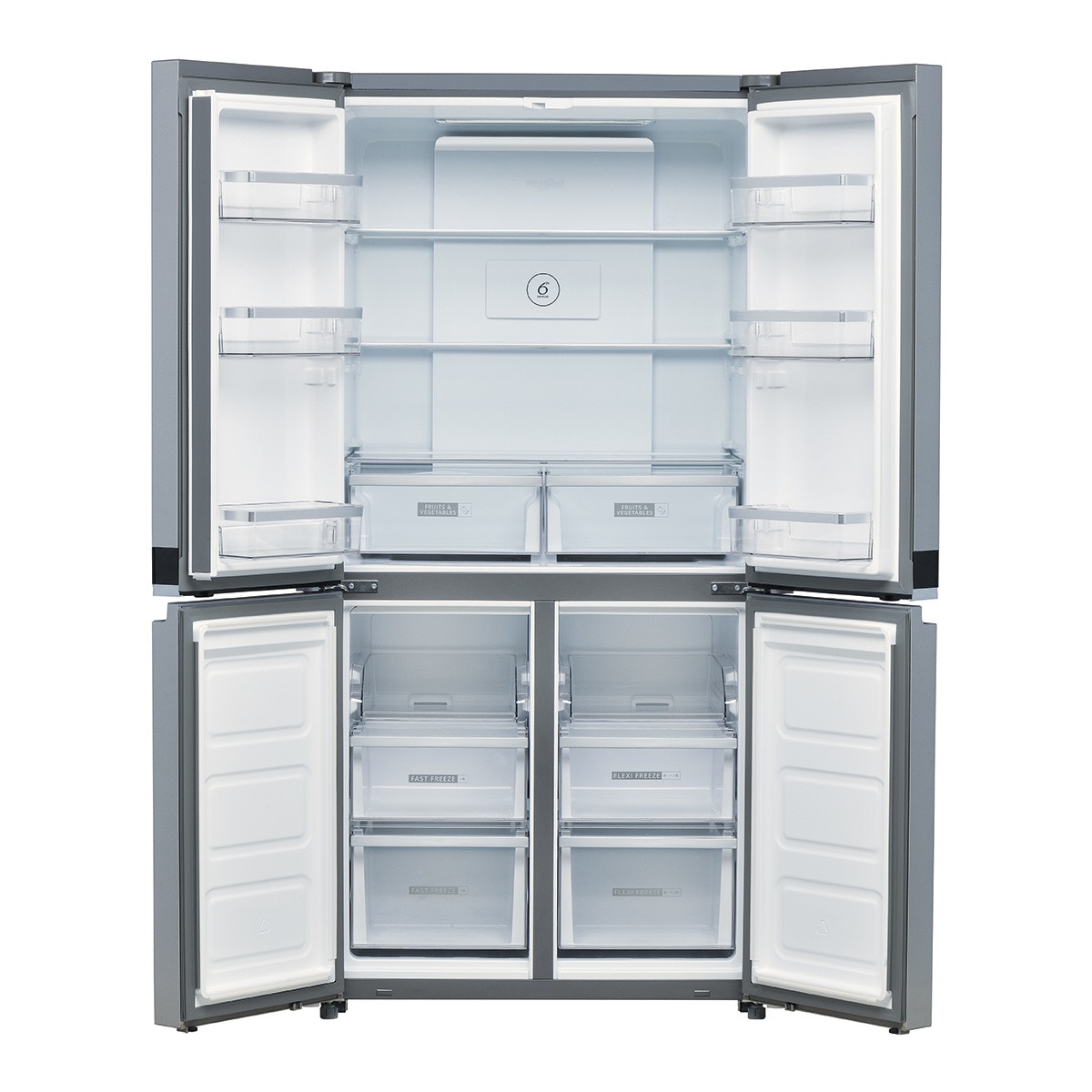 Frigorífico americano Whirlpool Total No Frost - WQ9 B2L Inox-2