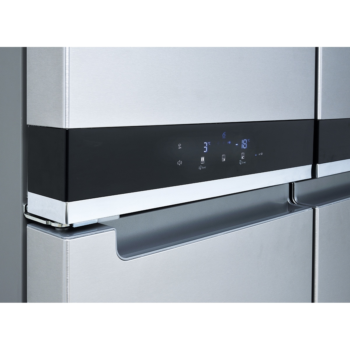 Frigorífico americano Whirlpool Total No Frost - WQ9 B2L Inox-6
