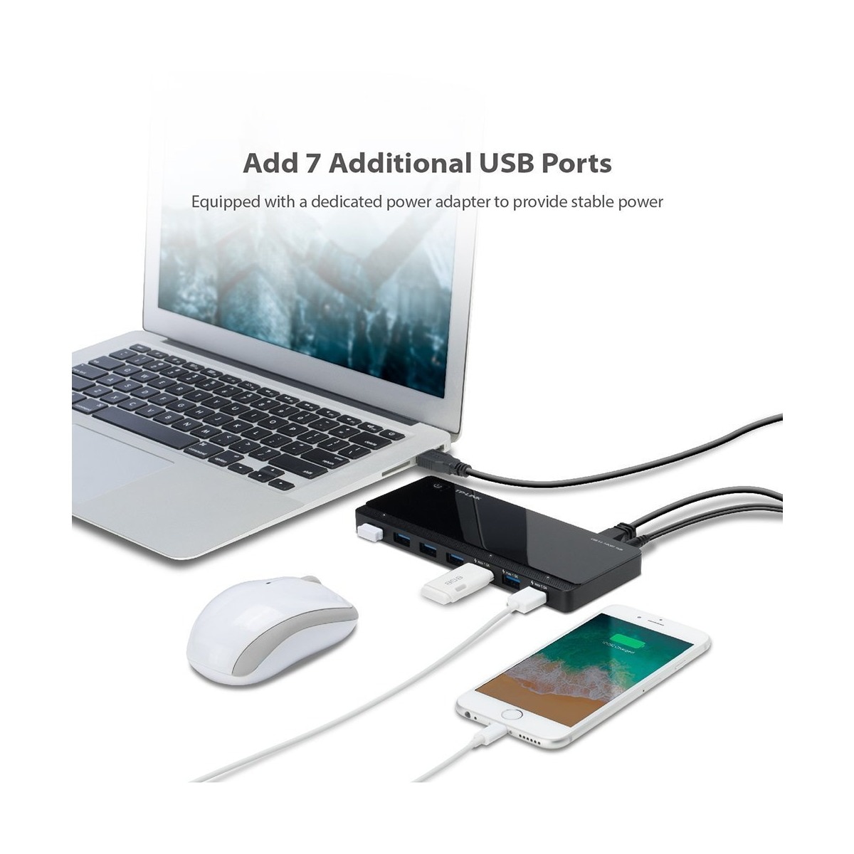 Hub TP-Link UH700 7 entradas USB 3.0 3