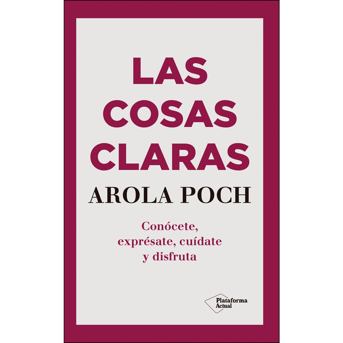 Las cosas claras (Capa mole com abas) 1