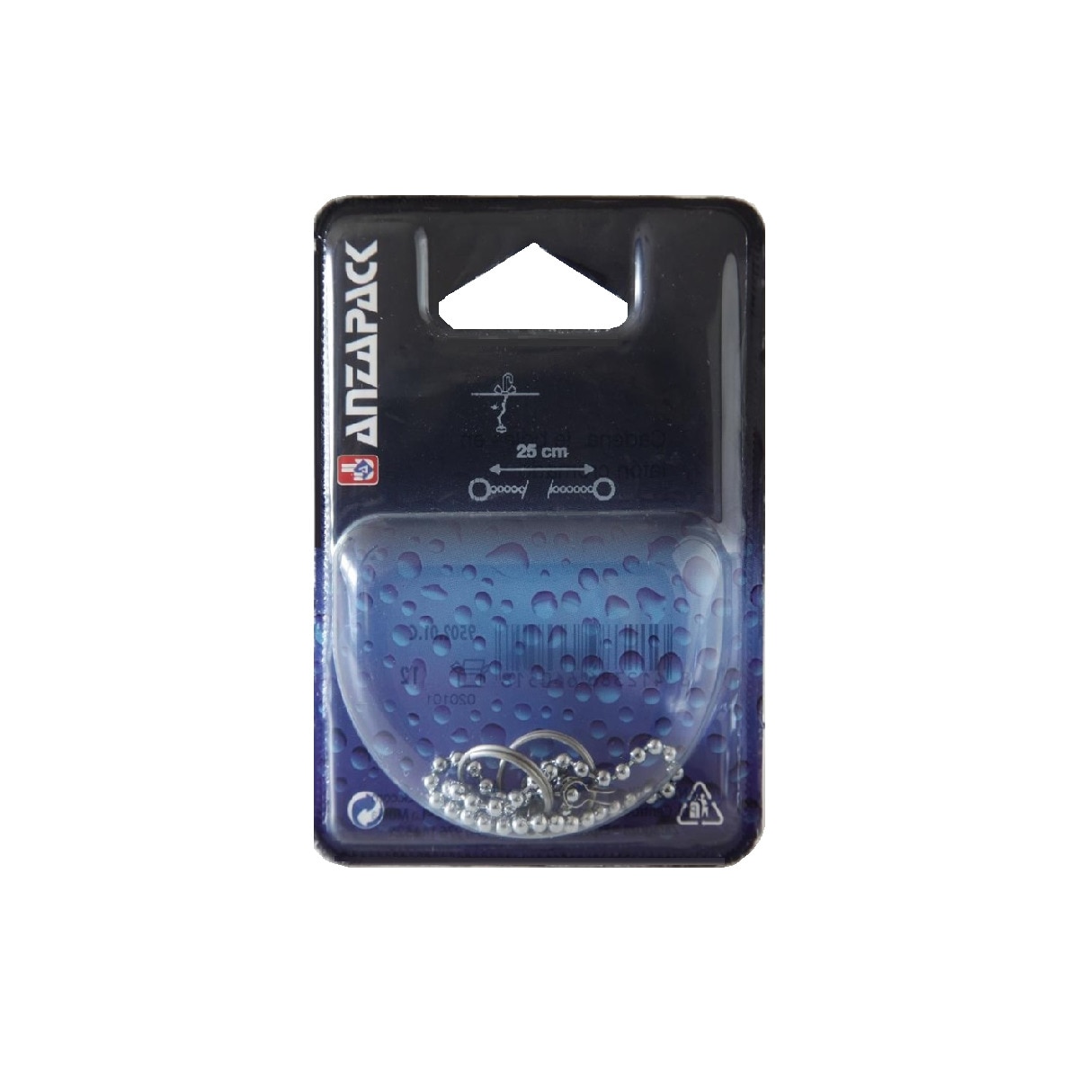 Cadena Metálica para Tapón · Anzapack · Hipercor