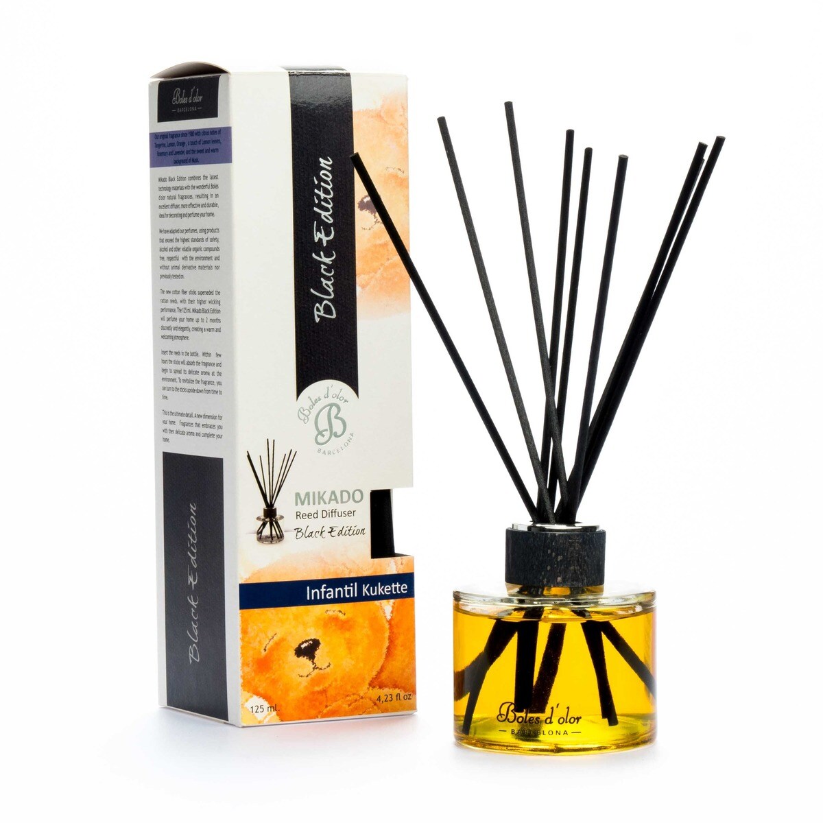 Difusor Mikado com Varetas Black Edition 200 ml- Infantil 1