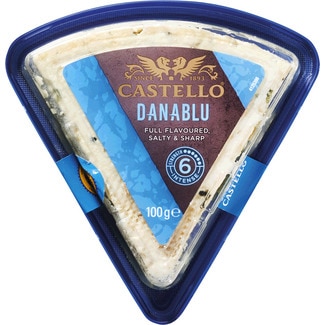 Queijo Azul unidade 100 g - Castello Danablu