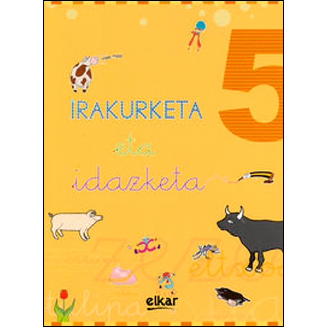 Irakurketa eta idazketa koadernoa 5(Tapa blanda) 1
