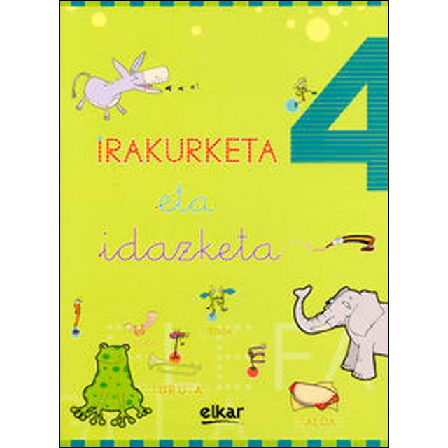 Irakurketa eta idazketa koadernoa 4(Tapa blanda) 1
