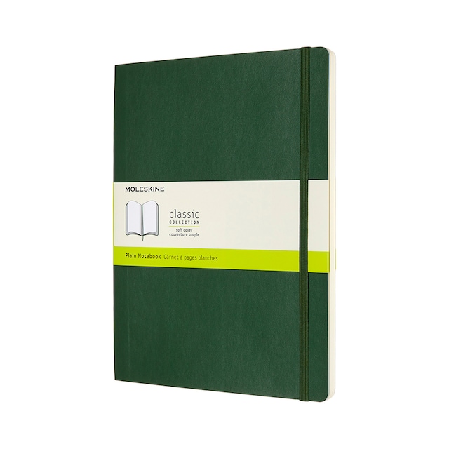Imagem 0 de Caderno Extralarge Capa Mole Folhas Lisas Classic Moleskine Verde