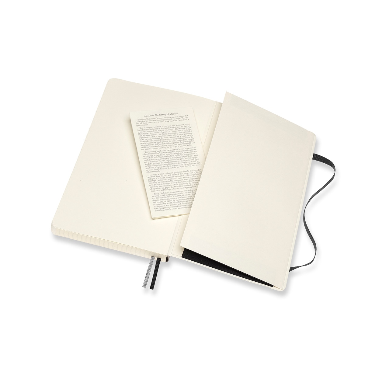 Caderno Large Expanded Capa Mole Folhas Quadriculadas Classic Moleskine Preto Preto-3