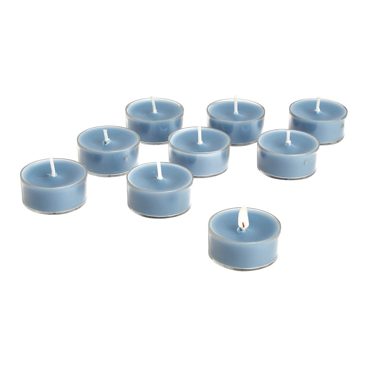 Lot de 9 bougies tealight Fleur de
