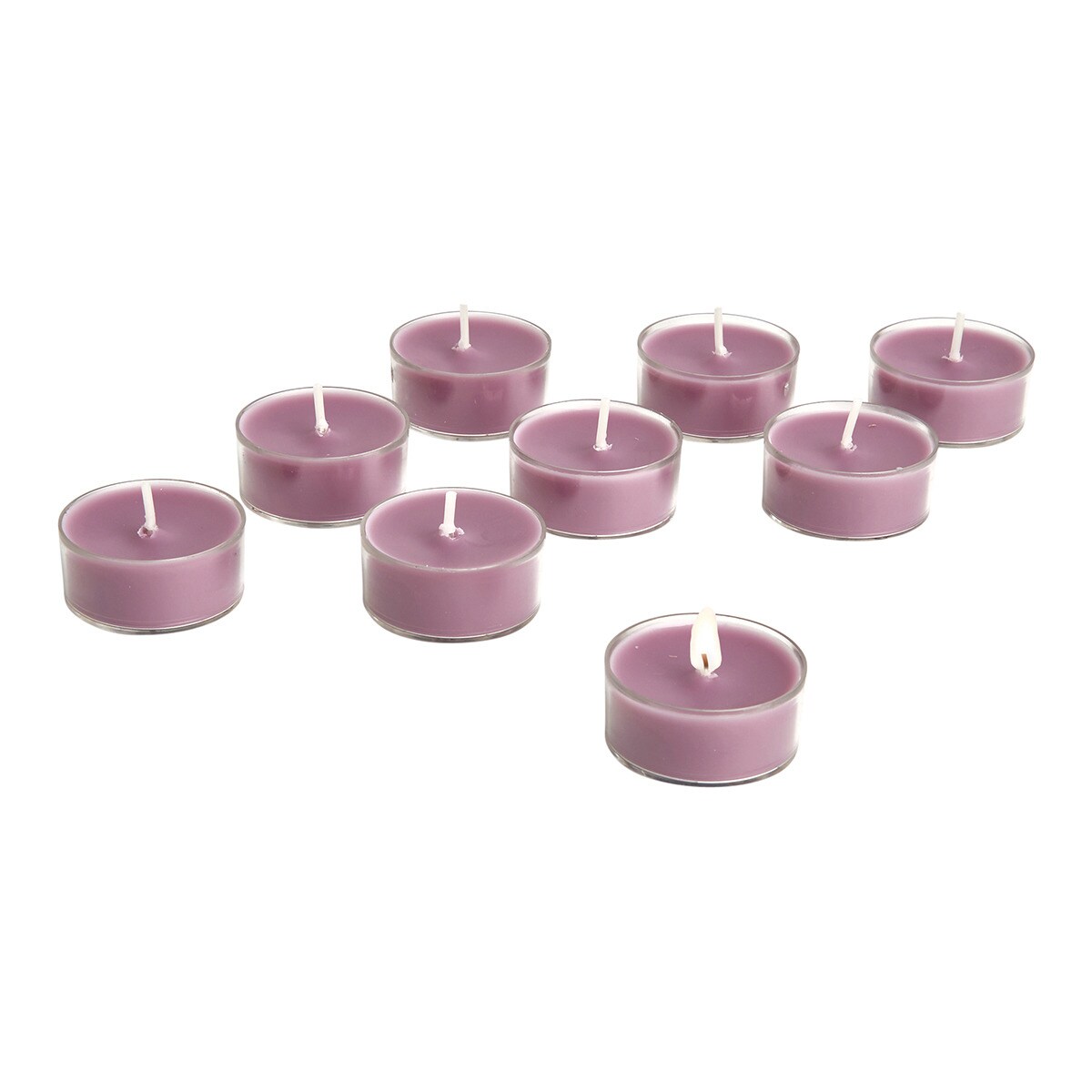 Lot de 9 bougies tealight Lavande