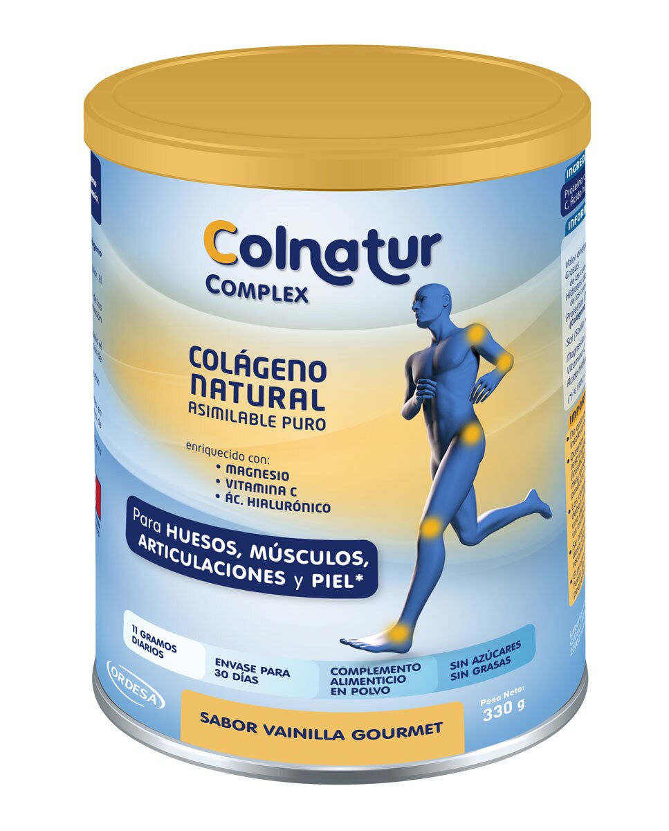 Colágeno Natural Sabor Vainilla Gourmet 330 g Colnatur Complex 1