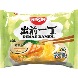 Nissin Demae Ramen de Galinha embalagem 100 g