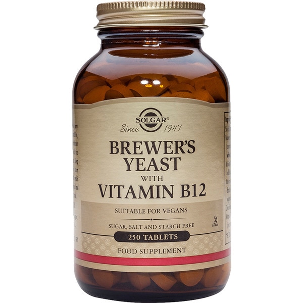 Levedura de Cerveja com Vitamina B12 frasco 250 comprimidos