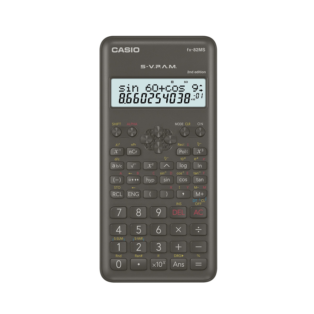 Calculadora científica fx-82MS-2 Cinzento-1