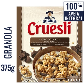 Cereais Cruesli de Aveia com Chocolate embalagem 375 g - Quaker
