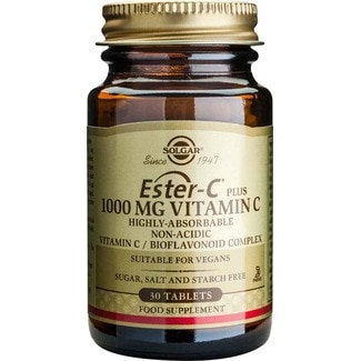 Ester-C Plus 1000 mg Vitamina C Não Ácida frasco 30 comprimidos - Solgar