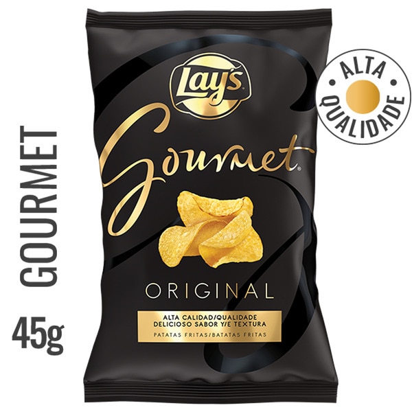 Batatas Fritas Lisas com Sal sem Glúten 45 g