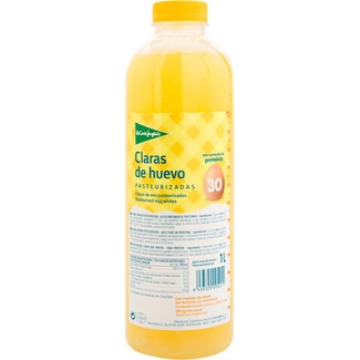 clara de huevo líquida pasteurizada botella 1 l - El Corte Ingles