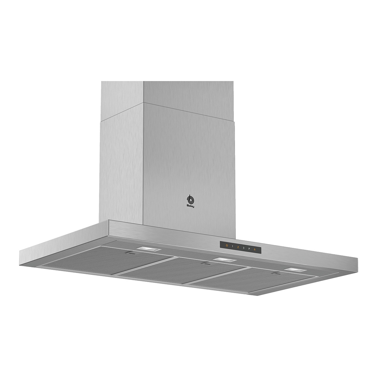Exaustor de Parede Balay 3BC997GX com 4 Níveis de Extração e de 89,8 cm - Inox Aço inoxidável-1