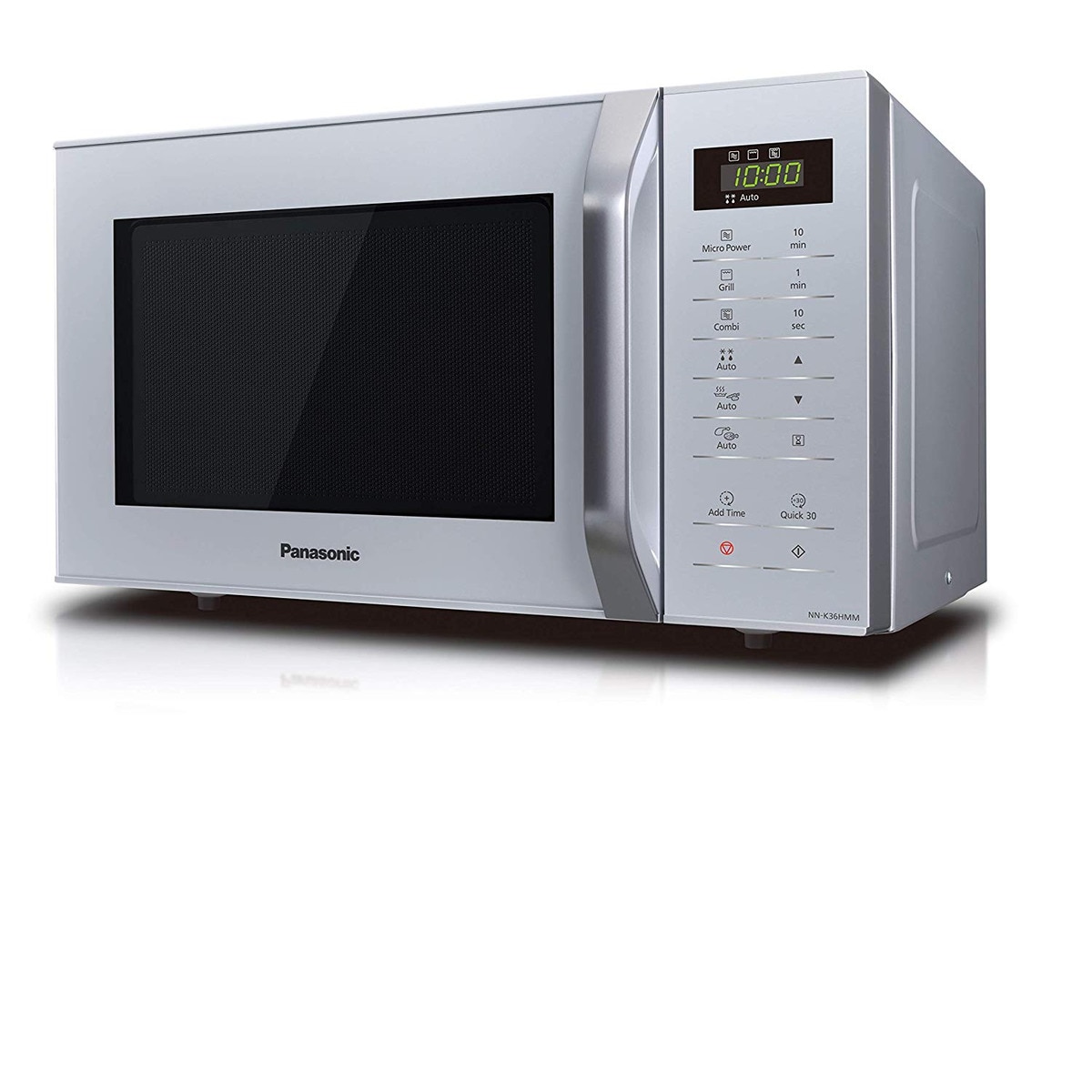 Microondas Panasonic NN-K36HMMEBG con capacidad de 23 litros y grill
