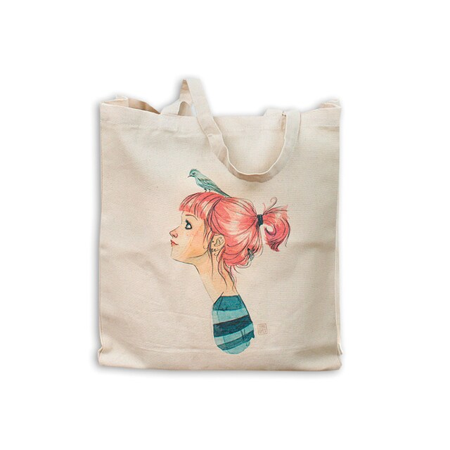 Imagem 0 de Mala Tote Cuquiland Pássaros na Cabeça