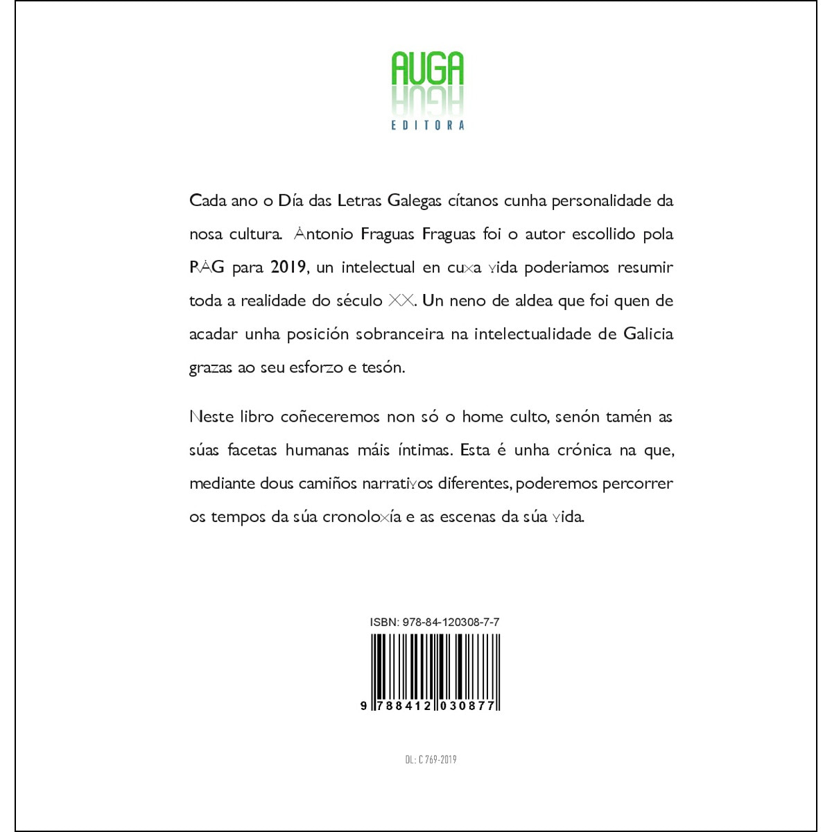 Antonio Fraguas: unha epopea vital (Capa mole) 2