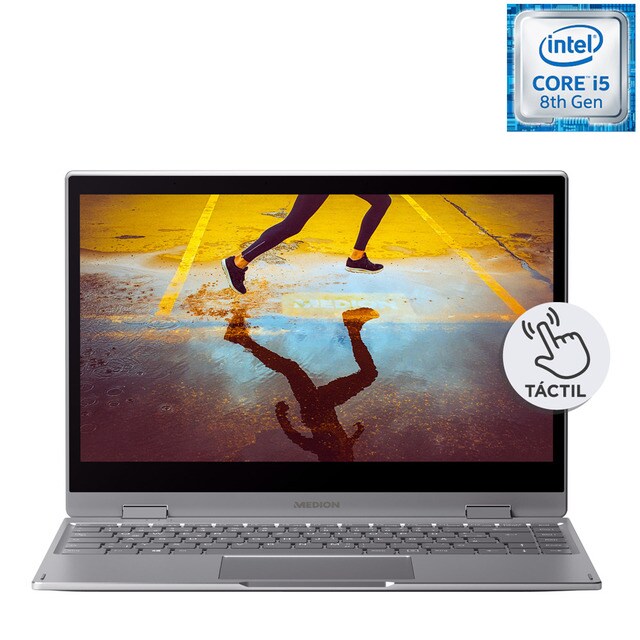 Portátil Medion - Convertible 2 En 1 Akoya S4401 MD61519 ES, I5, 8 GB, 256 GB SSD