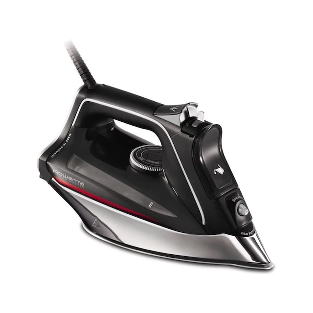 Imagem 0 de Ferro a Vapor Rowenta DW8210D1 Pro Master de 2800 W Jato de Vapor 200 g/min com Base Inox - Preto e Inox