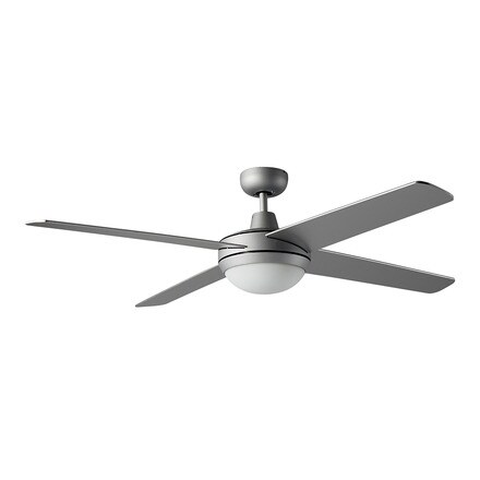 Ventilador de techo con luz LED en níquel DC Dominicana El Ventilador de techo Vinco de 3 velocidades con selector de