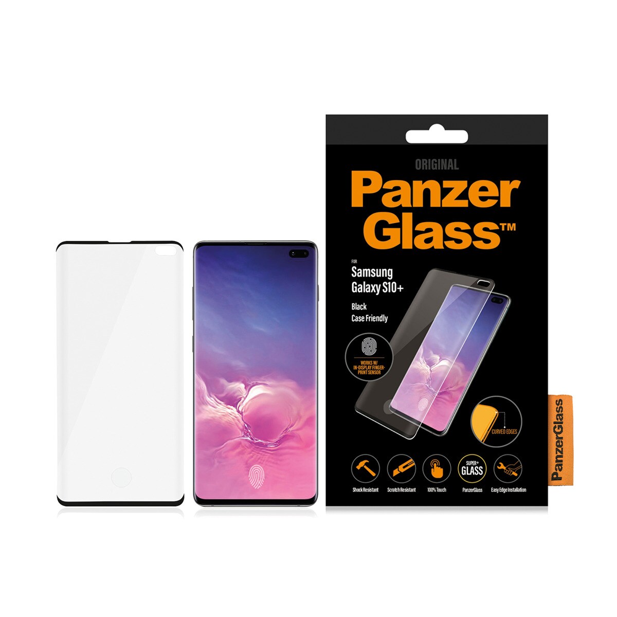 Panzerglass - Protector De Pantalla Friendly Privacy Para Galaxy S10+