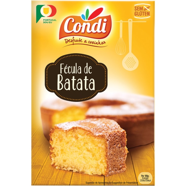Fécula de Batata sem Glúten embalagem 250 g