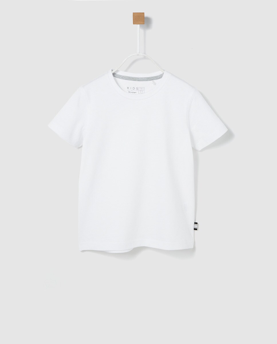 remera blanca lisa niño