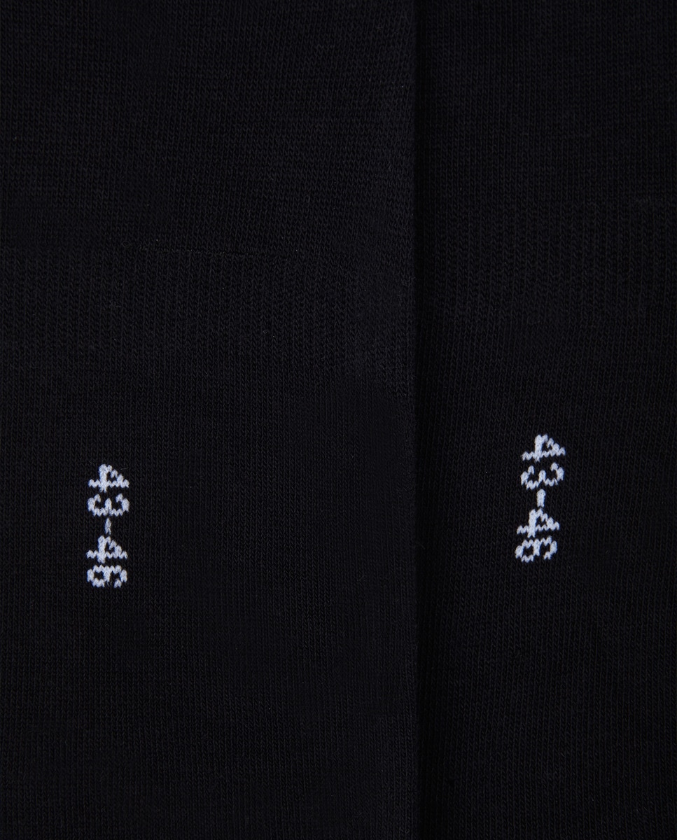 Pack de 2 calcetines de hombre Unit invisibles Negro-2