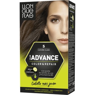 tinte Color Advance castaño claro nº 5 caja 1 unidad coloración permanente - Llongueras