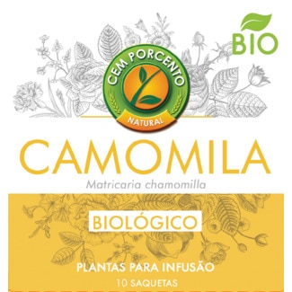 Infusão de Camomila Biológica embalagem 13 g - Cem Porcento