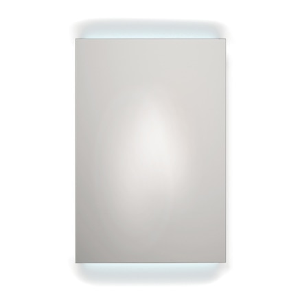 Espejo de baño rectangular con LED integrado superior e inferior 60 cm